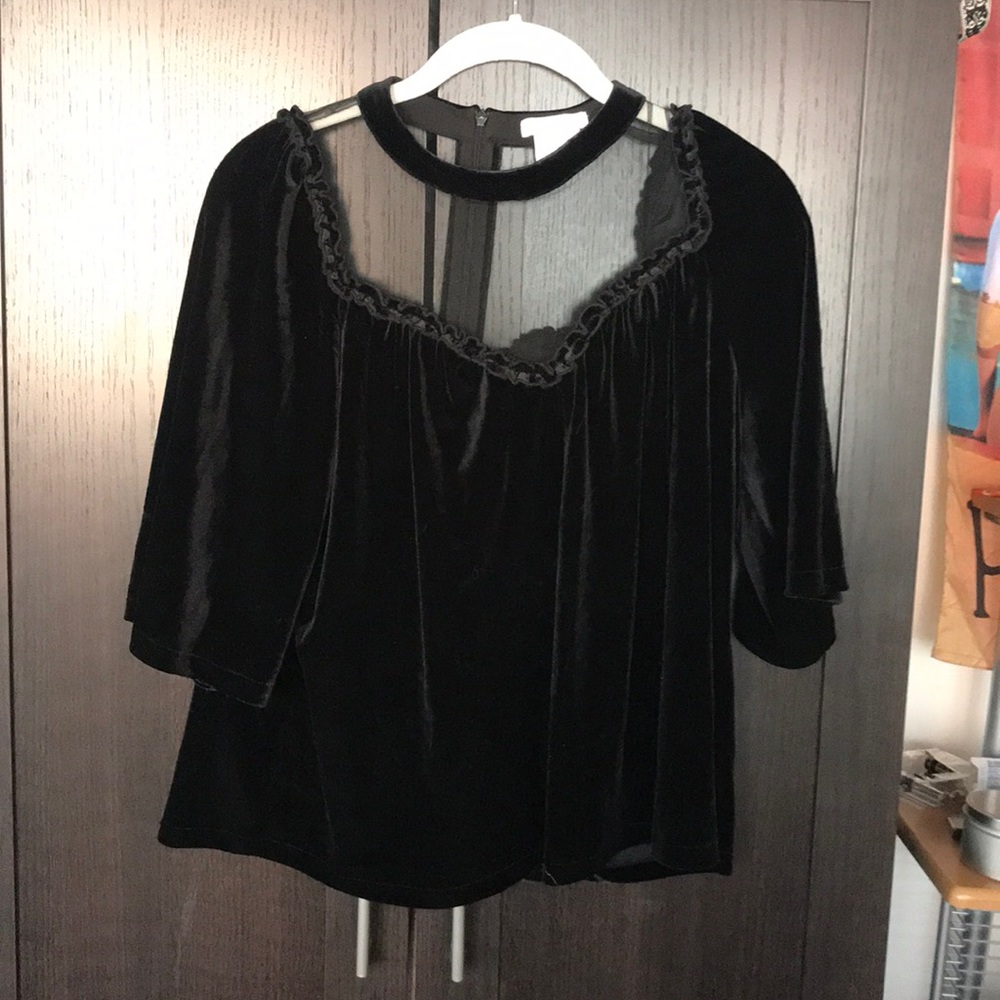Velvet top